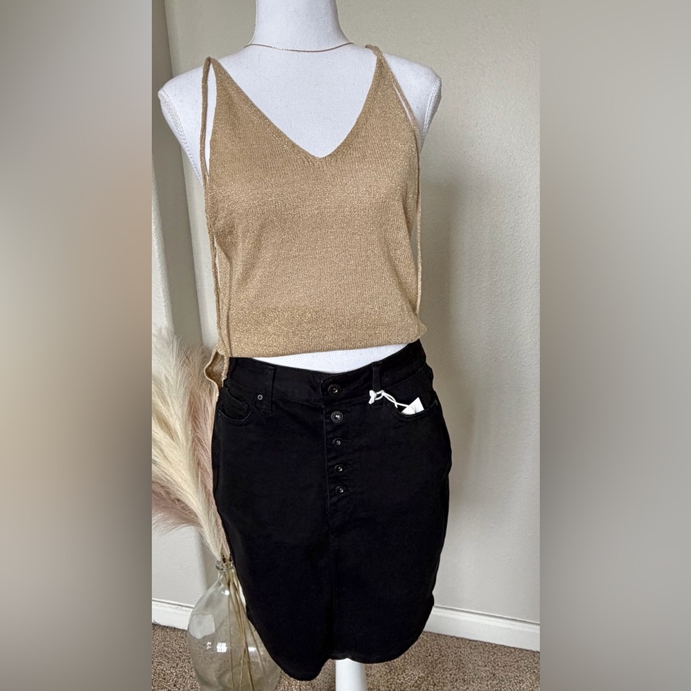 NWT Wax Jean - Black Skirt